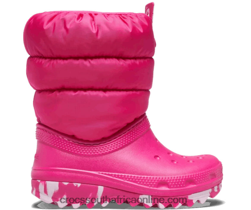 Kids Classic Neo Puff Boot Candy Pink Crocs FBL6TX1447