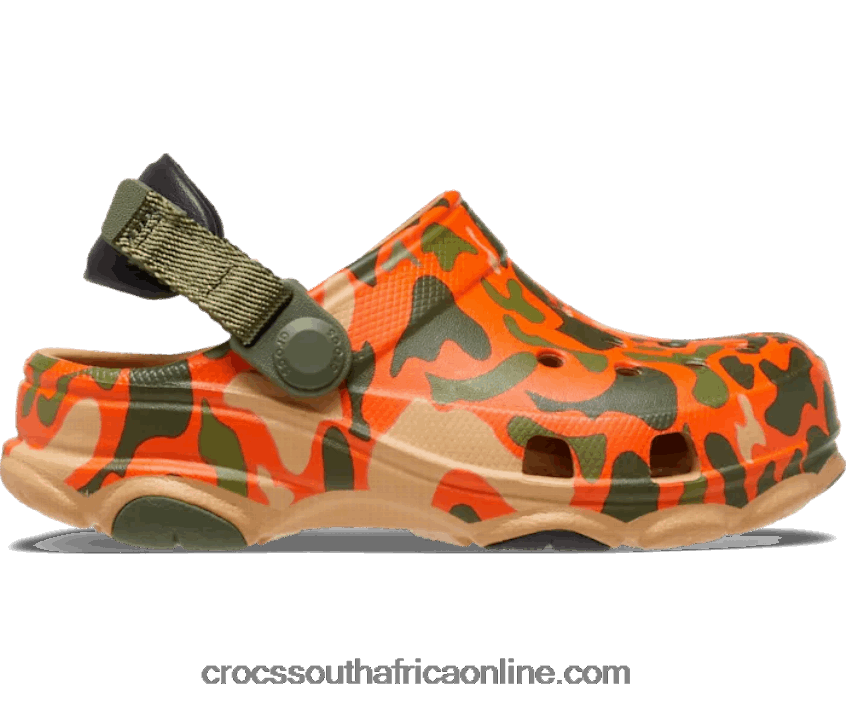 Kids Toddler All-Terrain Camo Clog Tan/Multi Crocs FBL6TX1420