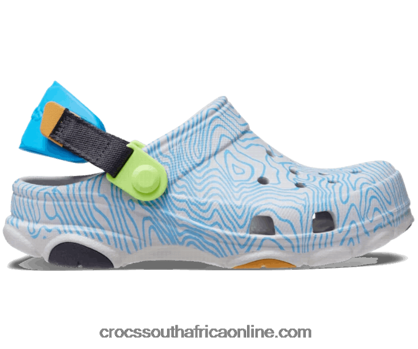 Kids Toddler All-Terrain Topographic Clog Atmosphere/Multi Crocs FBL6TX1360