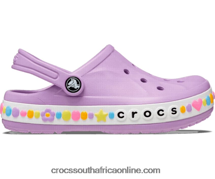 Kids Toddler Bayaband Charm Band Clog Orchid Crocs FBL6TX1436