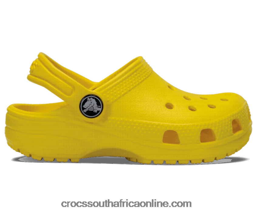 Kids Toddler Classic Clog Lemon Crocs FBL6TX1332