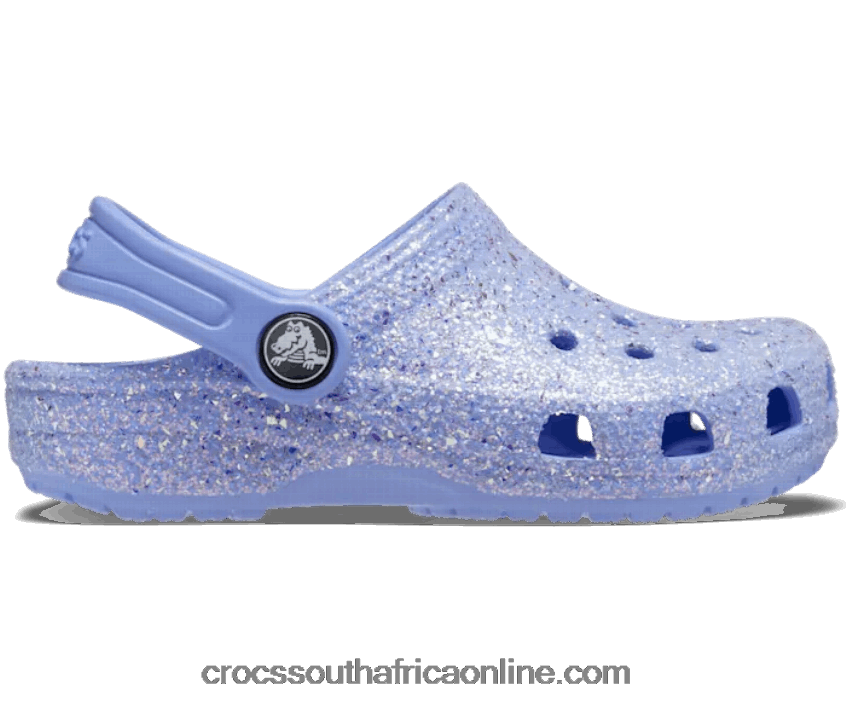 Kids Toddler Classic Glitter Clog Moon Jelly Crocs FBL6TX1392