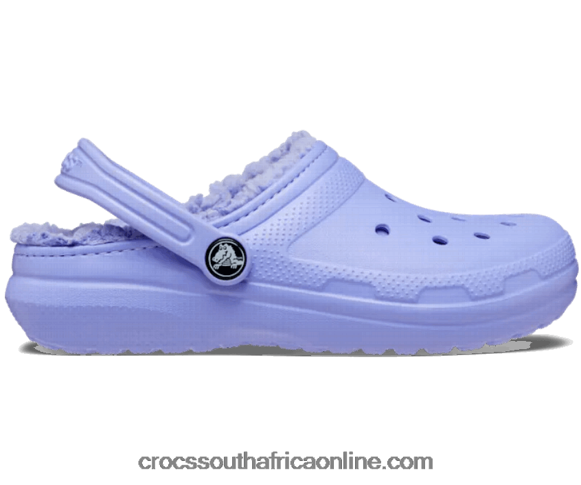 Kids Toddler Classic Lined Clog Digital Violet Crocs FBL6TX1368