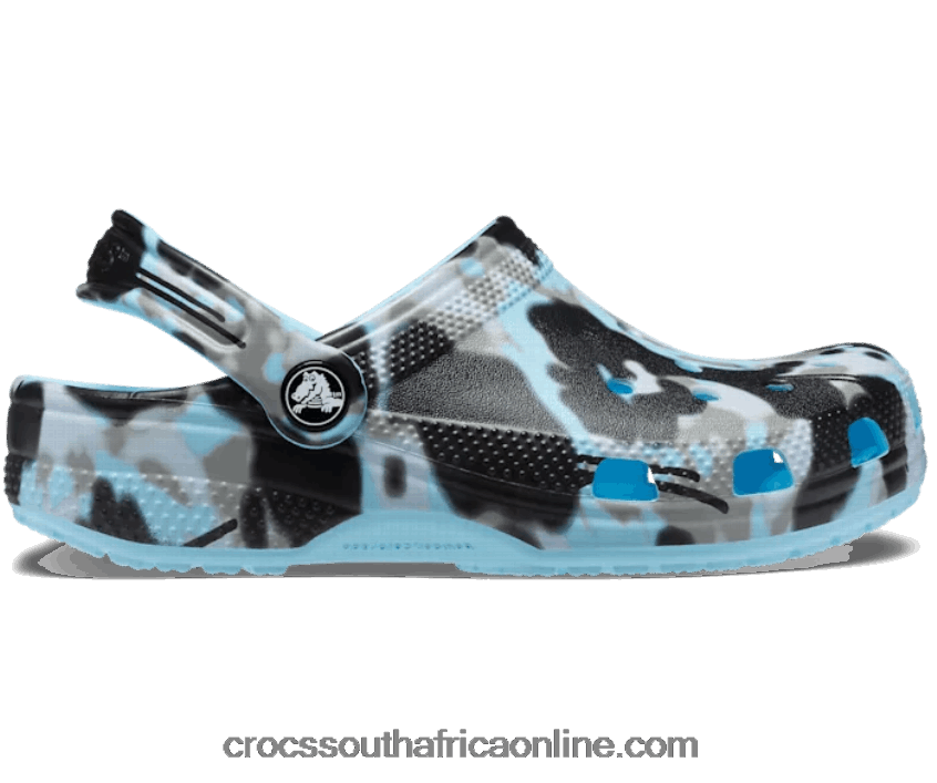 Kids Toddler Classic Spray Camo Clog Arctic Crocs FBL6TX1373