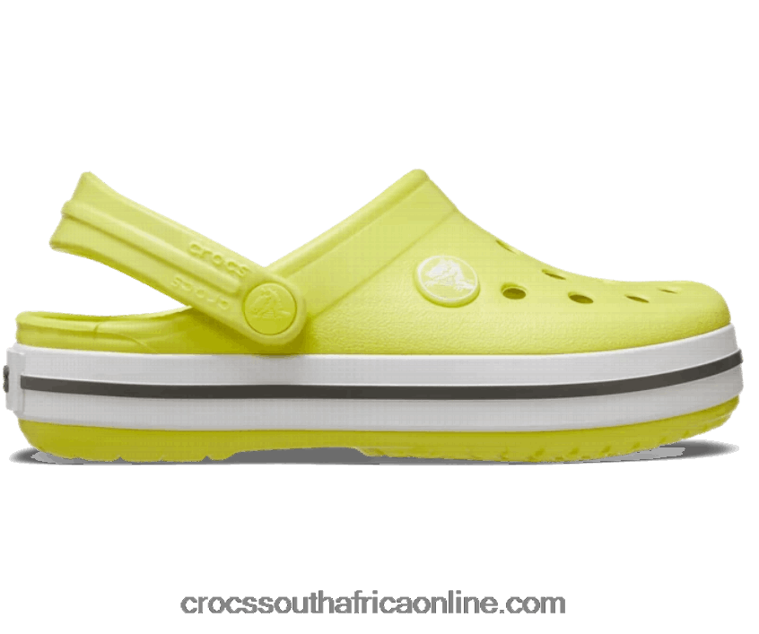 Kids Toddler Crocband Clog Citrus/Grey Crocs FBL6TX1417