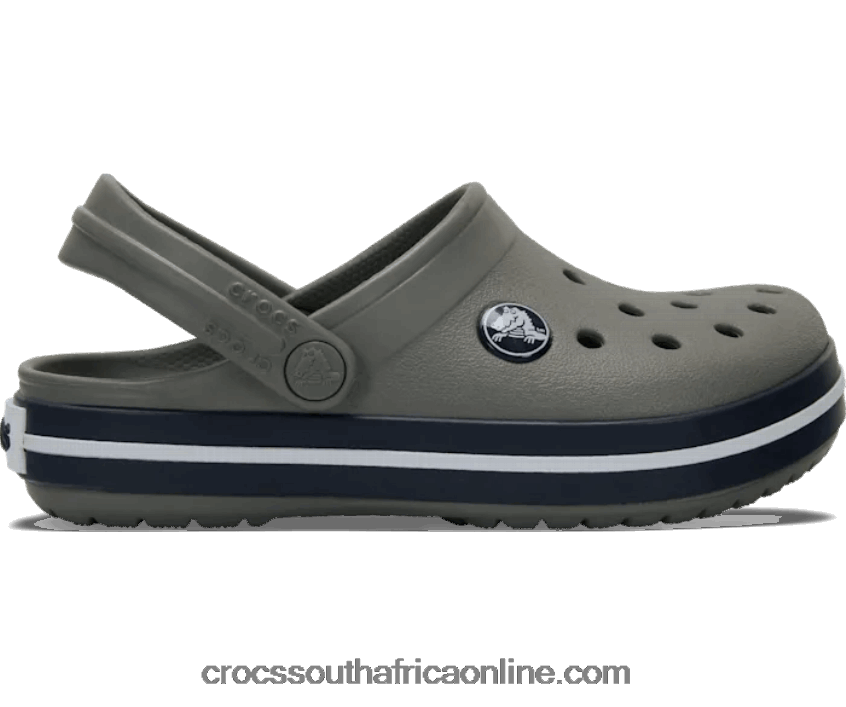 Kids Toddler Crocband Clog Smoke/Navy Crocs FBL6TX1409