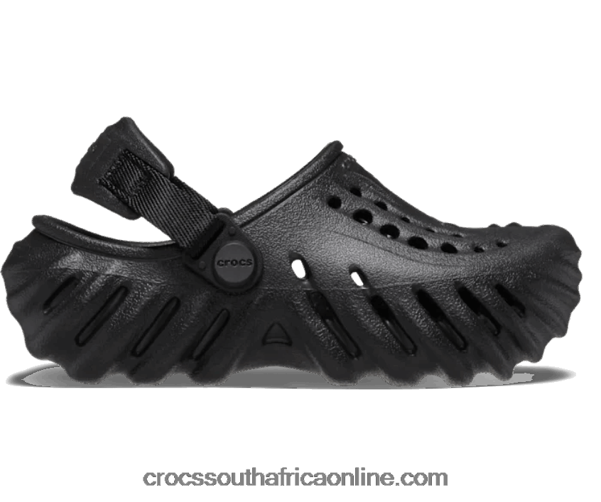 Kids Toddler Echo Clog Black Crocs FBL6TX1339